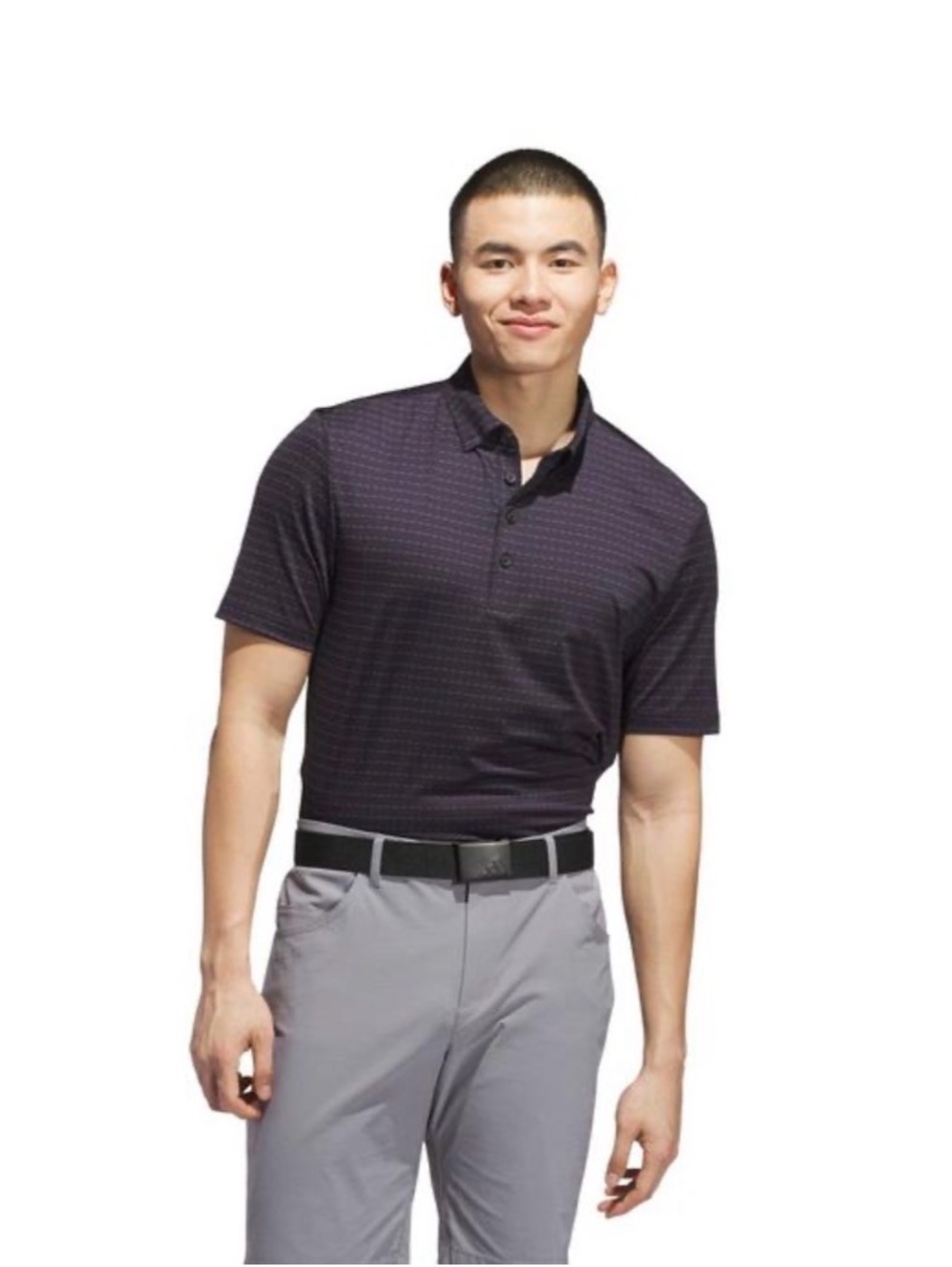 NWT Adidas Men’s Black Short-Sleeve Polo Shirt